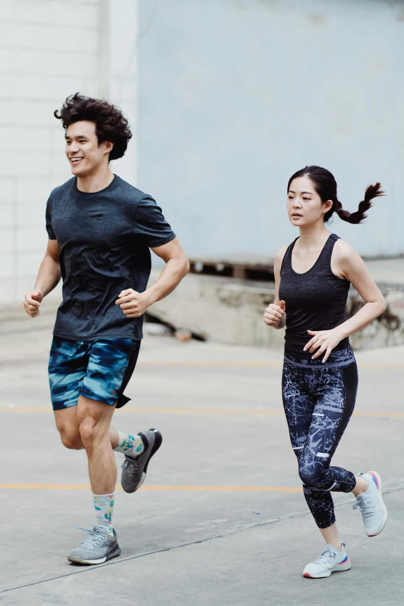 couple on a run together